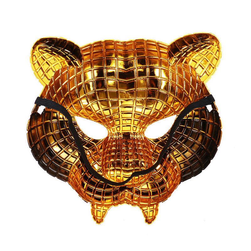Gold Leopard VIP Costume Mask