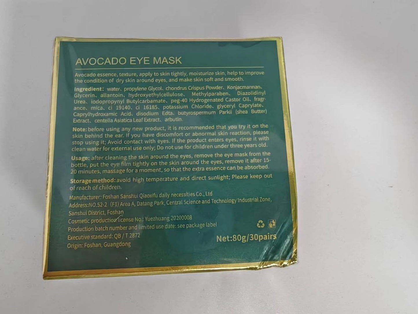 Revitalizing Avocado Eye Mask™