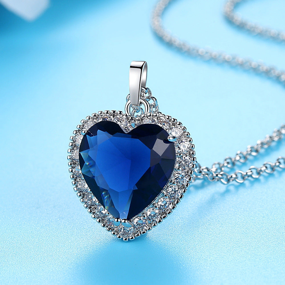 Silver Birthstones Necklace-Luxandluxy