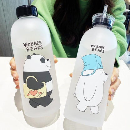 'We Babe Bears' Frosted Water Bottle