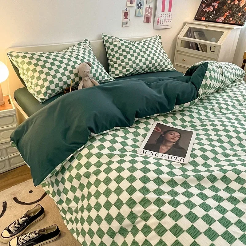 Checkerboard Bedding Set