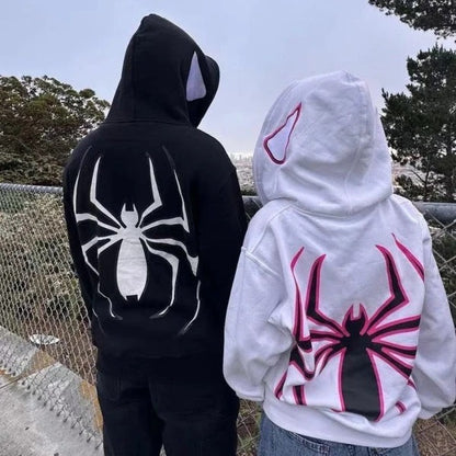 Grunge Spidey Full Zip Hoodie