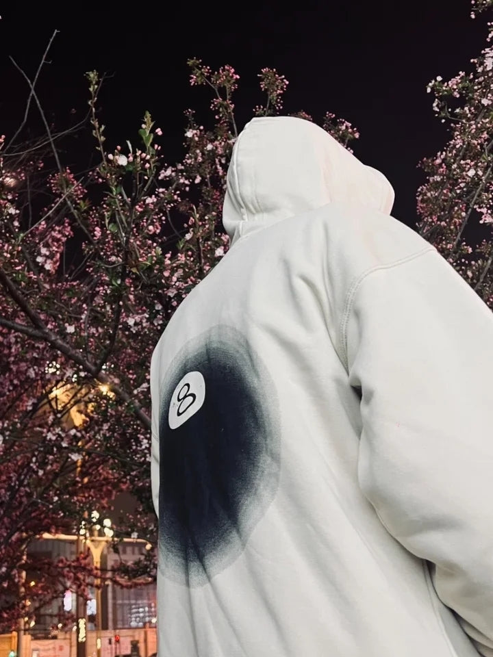 8 Ball Fade Hoodie-Luxandluxy