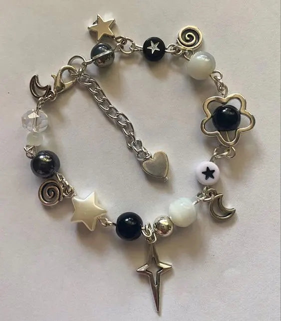 8-Ball Star Bracelets-Luxandluxy