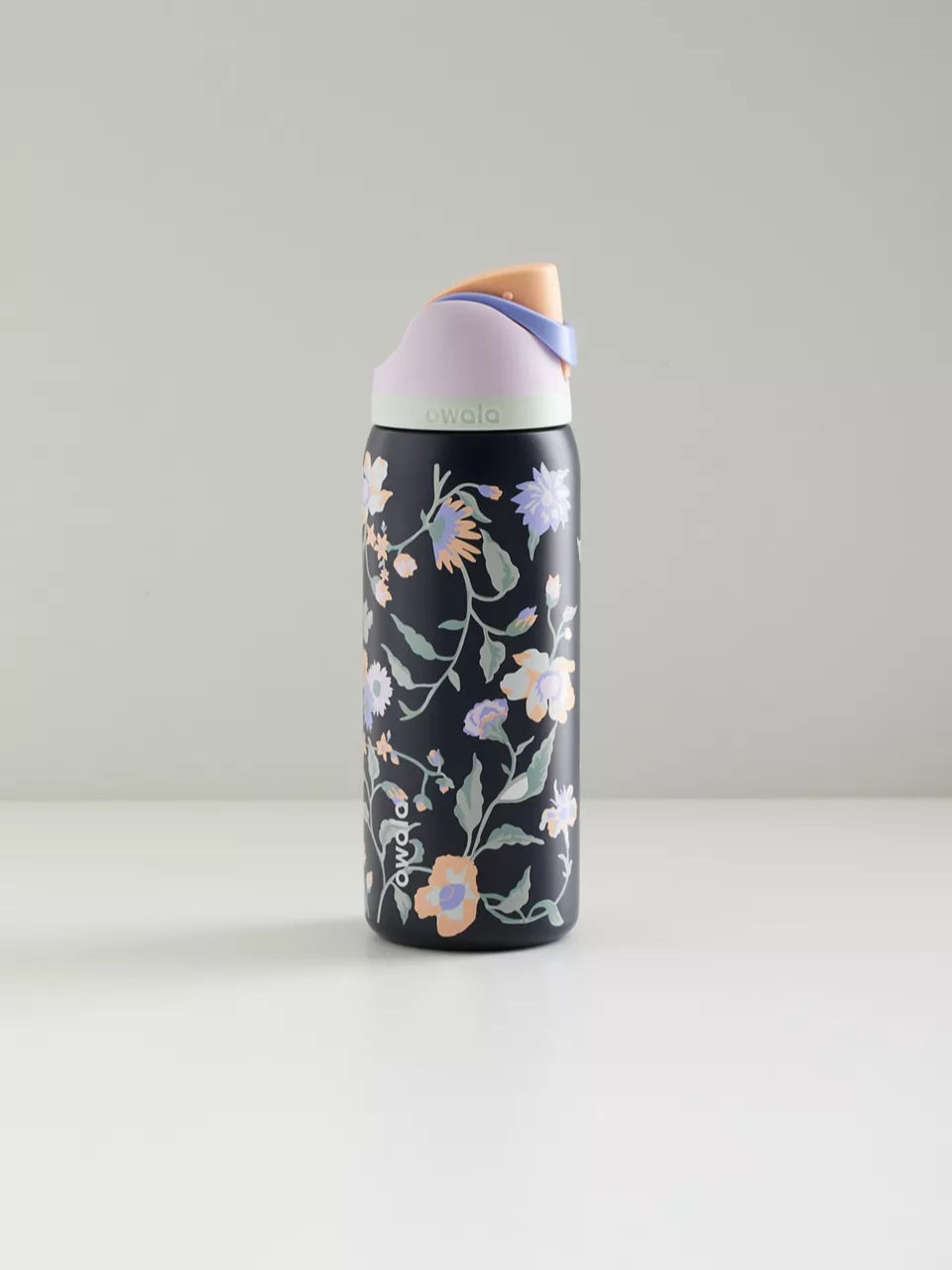 Owala Midnight Garden Floral Water Bottle-Luxandluxy