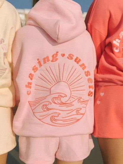 "Chasing Sunsets" Oversized Hoodie