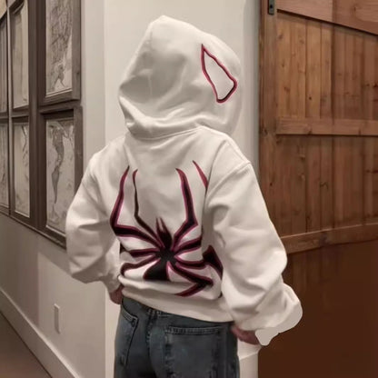 Grunge Spidey Full Zip Hoodie