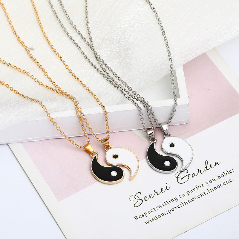 Yin Yang Friendship Necklace