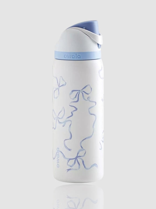 Freesip Bow Print Water Bottle