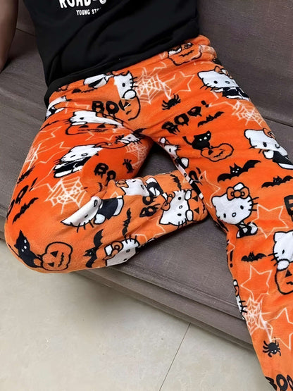 Halloween Hello Kitty Pajama Pants