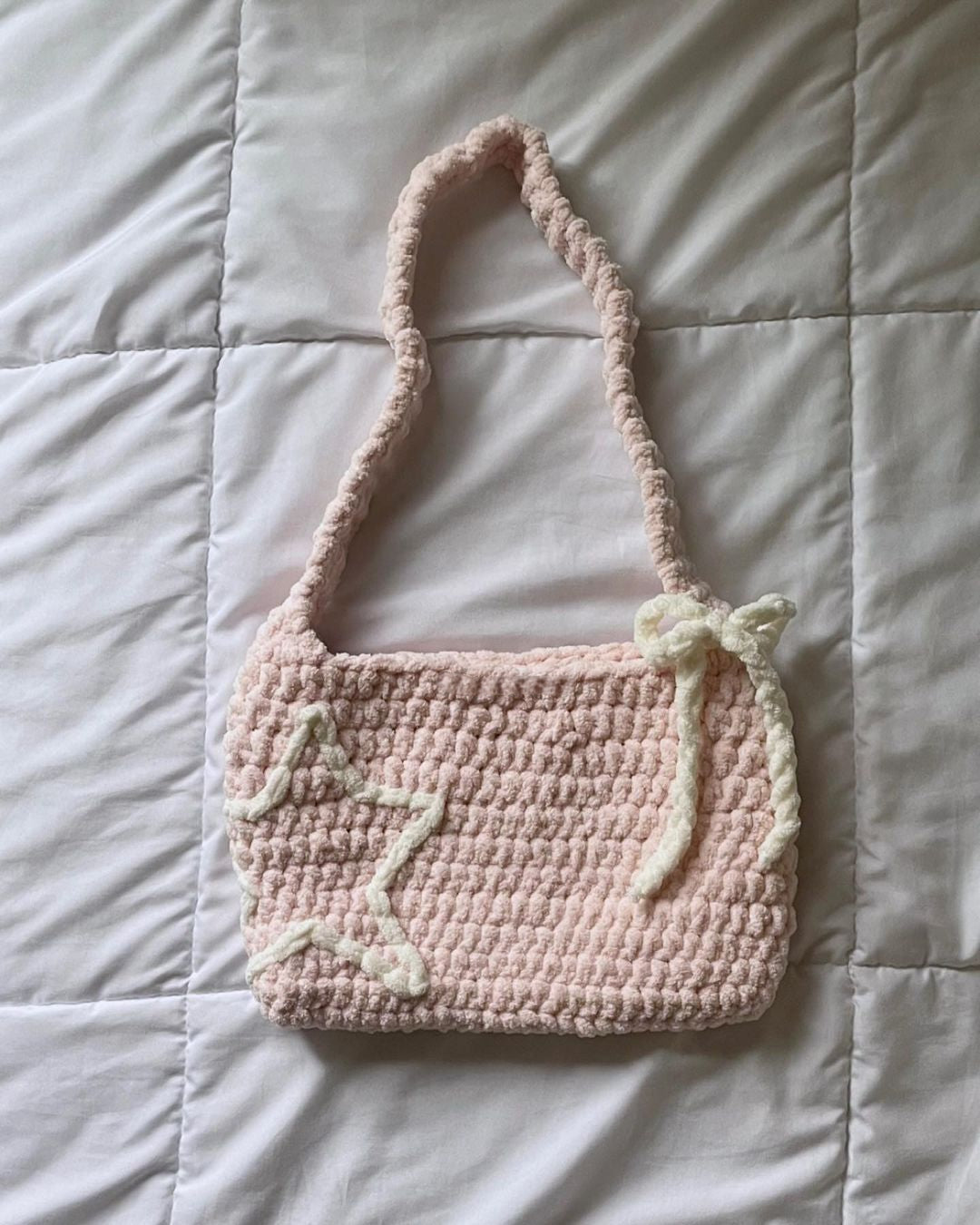 Chunky Star Bow Crochet Bag