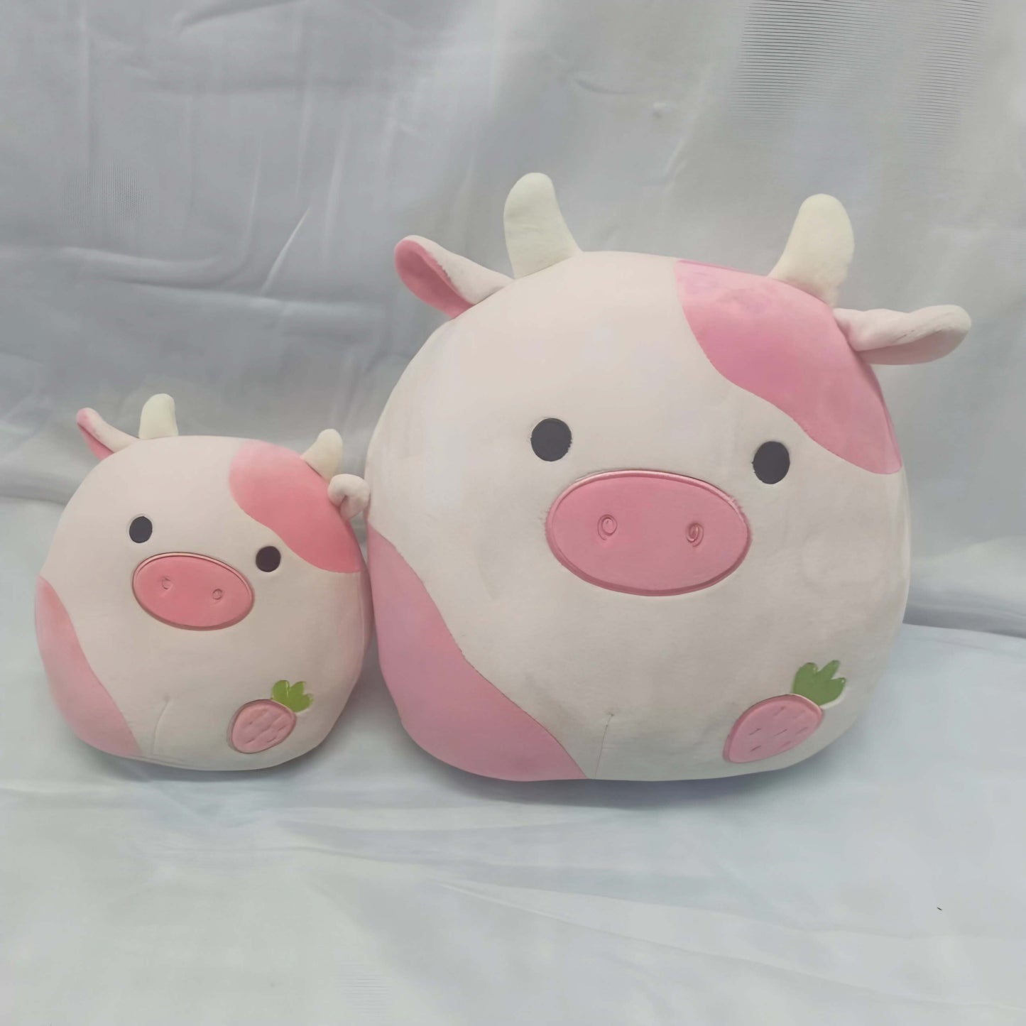 Squishmallow Strawberry Cow Plush