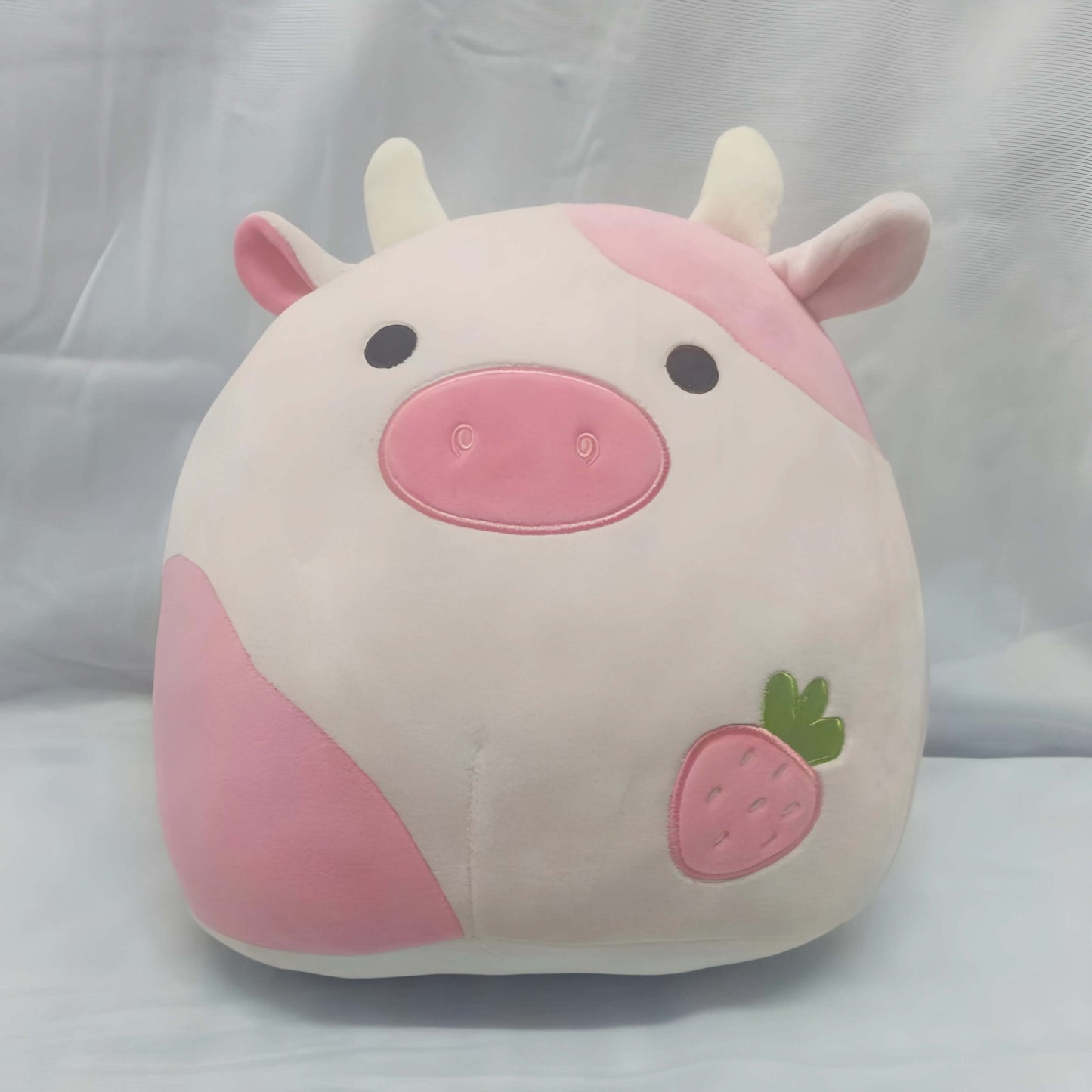 Squishmallow Strawberry Cow Plush