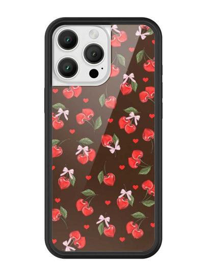 Cherries Hearts iPhone Case