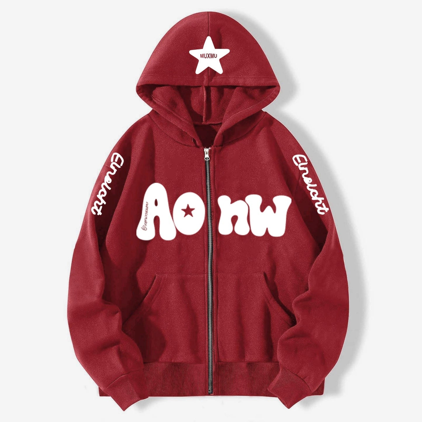 'Aonw' Star Hoodie-Luxandluxy