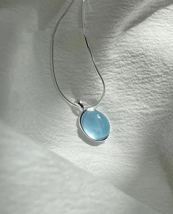 Aquamarine Orb Jewelry-Luxandluxy