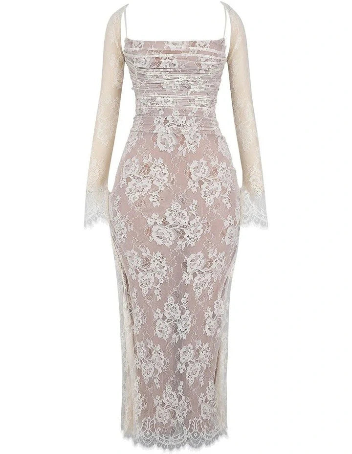 Artemis Lace Maxi Dress-Luxandluxy