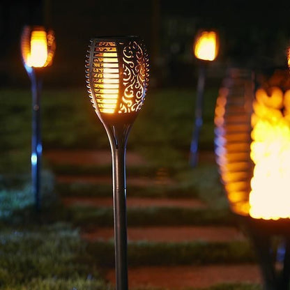 Artificial Flame Torch Solar Light-Luxandluxy