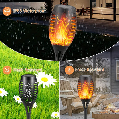 Artificial Flame Torch Solar Light-Luxandluxy