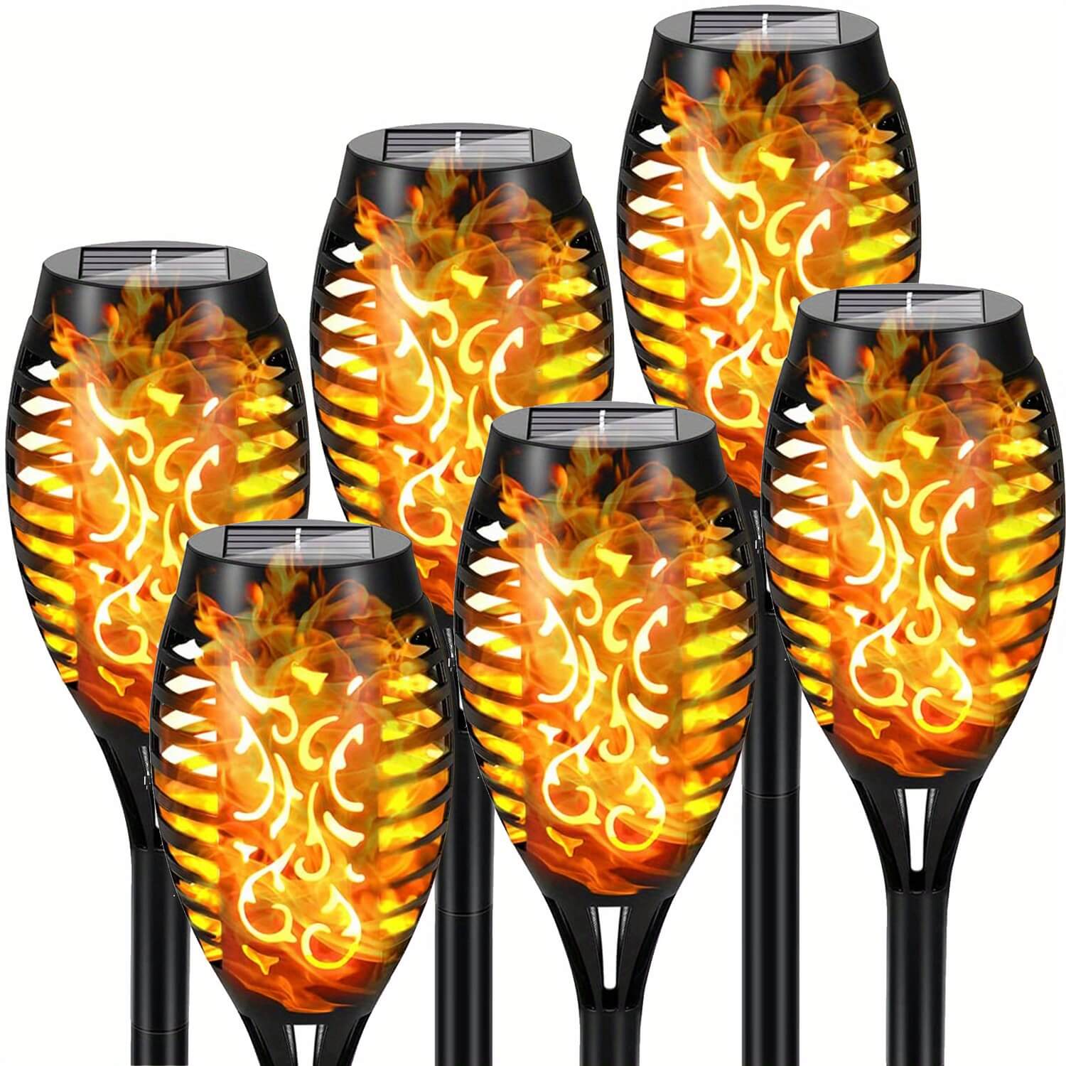 Artificial Flame Torch Solar Light-Luxandluxy