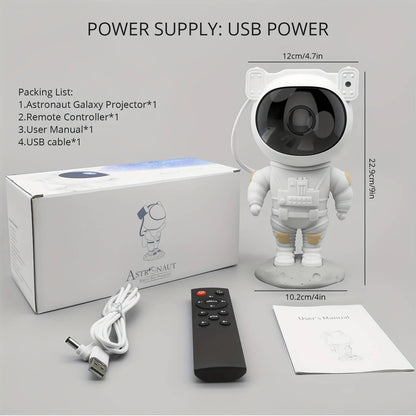 Astronaut Galaxy Projector Night Light-Luxandluxy