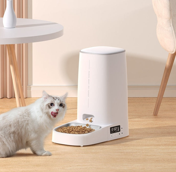 Automatic Pet Cat Feeder - 4L Capacity-Luxandluxy