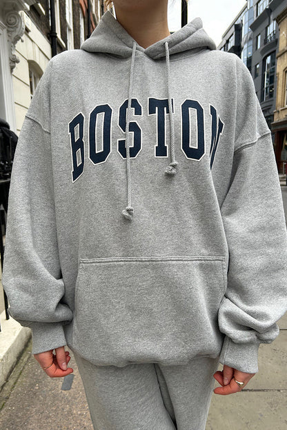 Boston Grey Hoodie-Luxandluxy