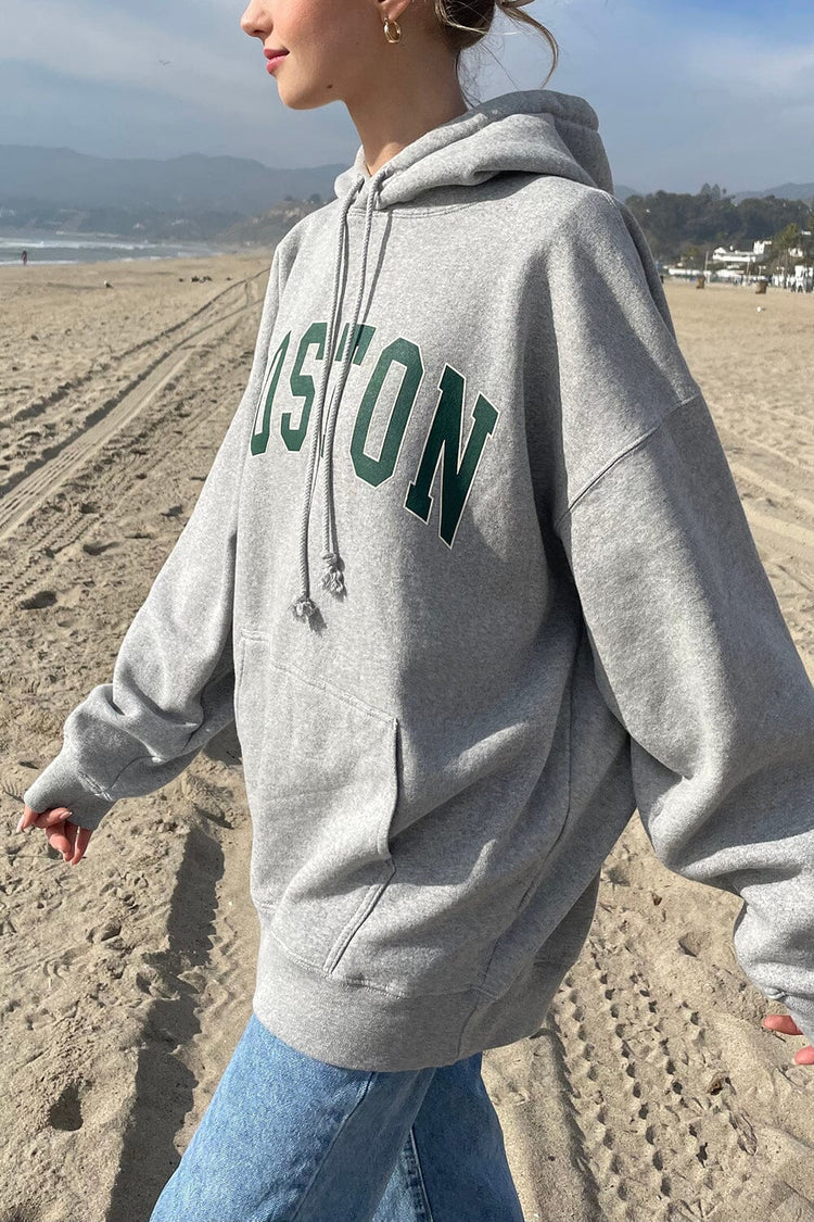 Boston Grey Hoodie-Luxandluxy