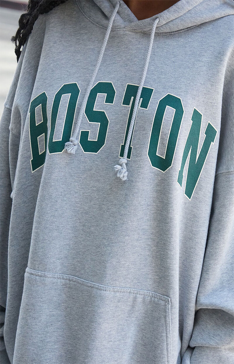 Boston Grey Hoodie-Luxandluxy