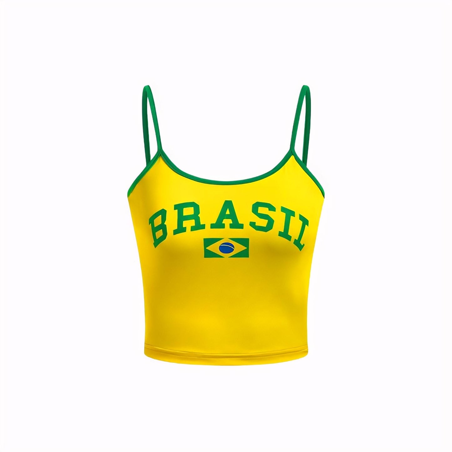 Brasil Camisole Crop Top-Luxandluxy