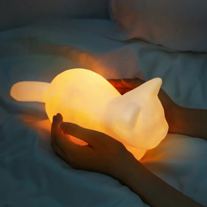 Cat Shaped Night Light-Luxandluxy