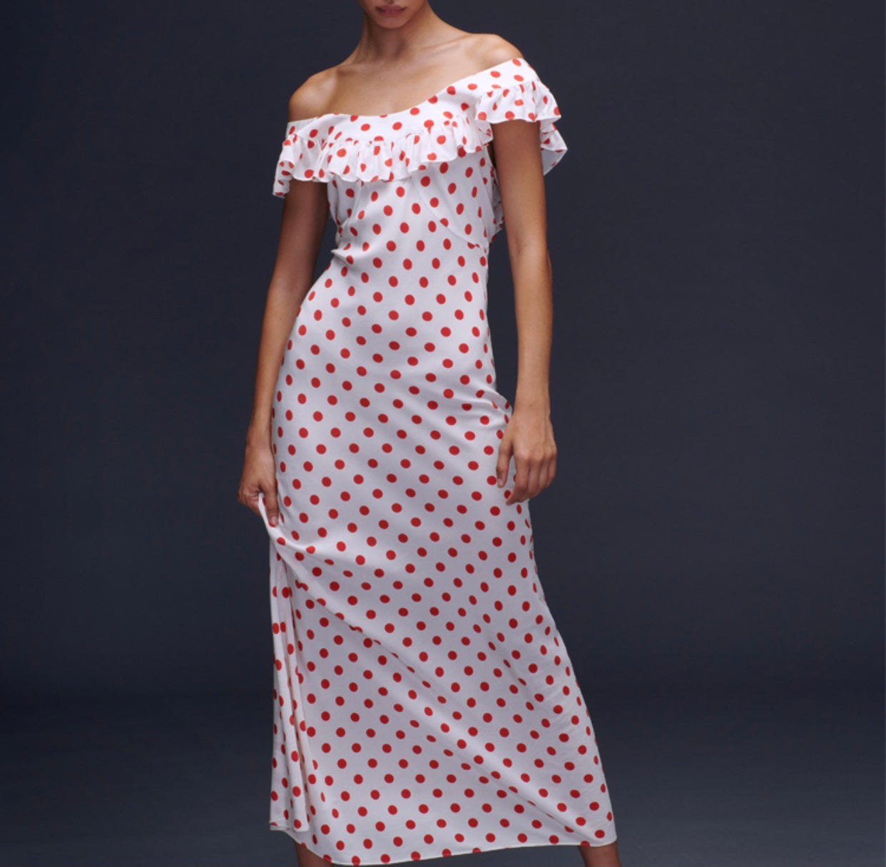 Claudia Dress - Super Dot-Luxandluxy