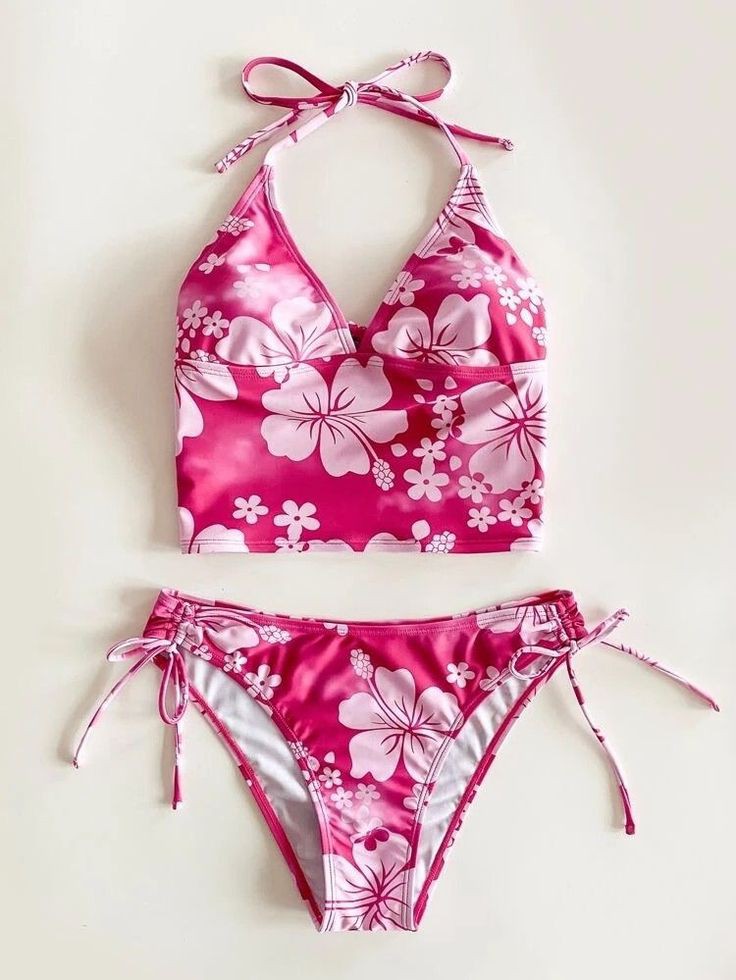 Coconut Girl Floral Bikini Swimsuit-Luxandluxy