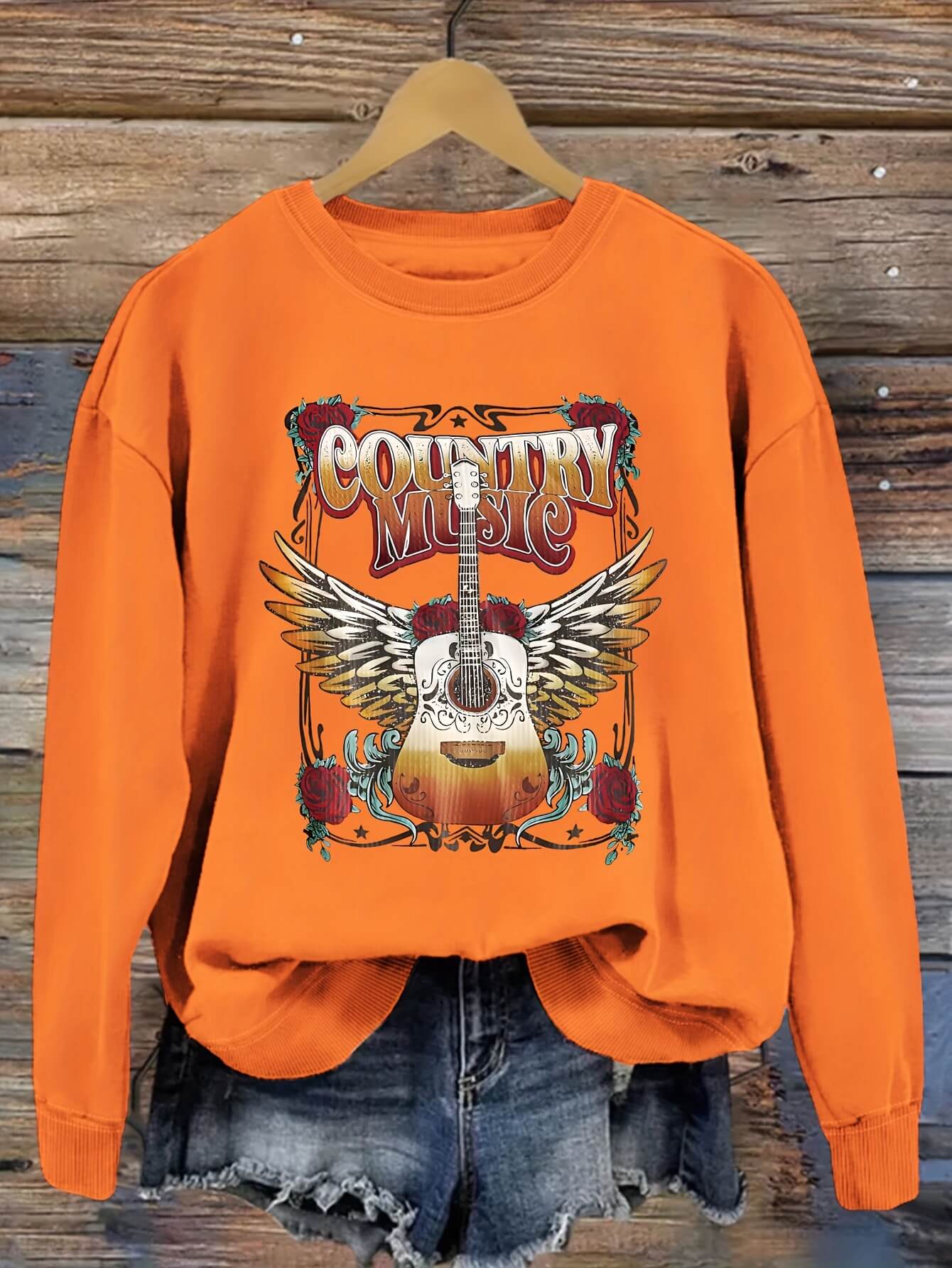 Country Music Sweatshirt-Luxandluxy