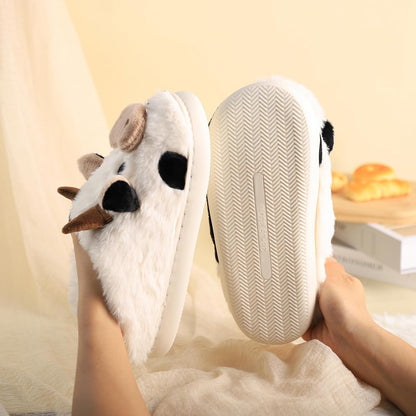 Cow Slippers-Luxandluxy