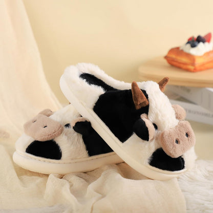 Cow Slippers-Luxandluxy