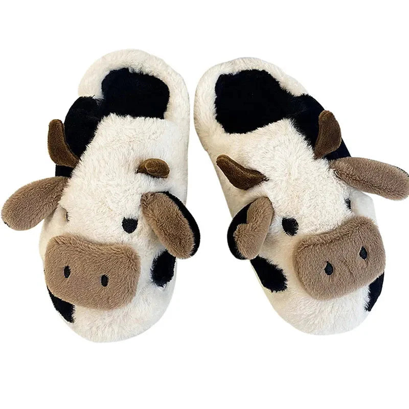 Cow Slippers-Luxandluxy