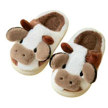 Cow Slippers-Luxandluxy