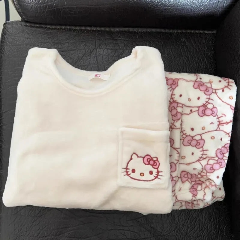 Cozy Sanrio Pajama Sets-Luxandluxy