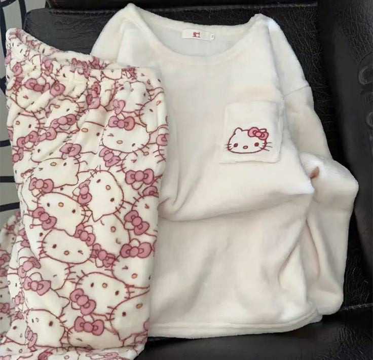 Cozy Sanrio Pajama Sets-Luxandluxy