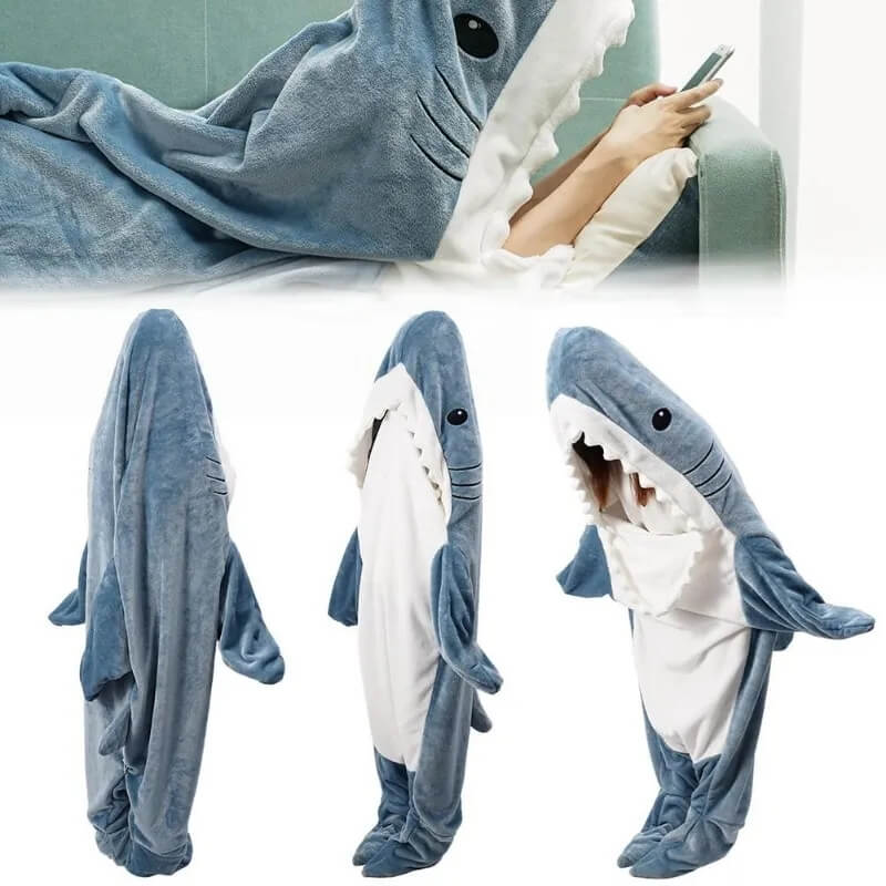 Cozy Shark Blanket-Luxandluxy