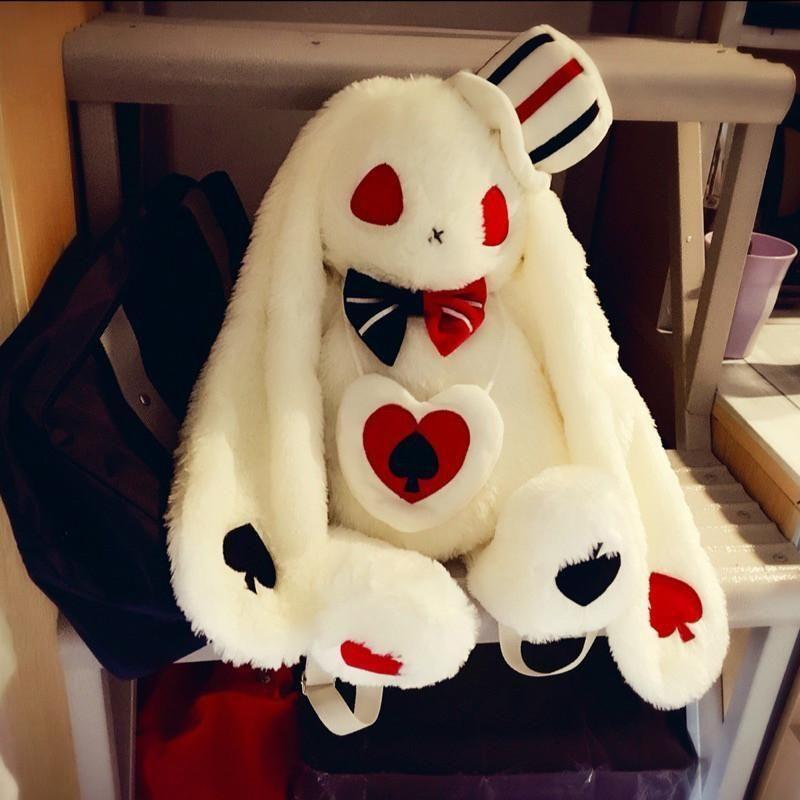 Spades Bunny Plush Backpack