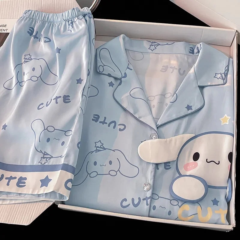 'CUTE' Cinnamoroll Pajama Set-Luxandluxy