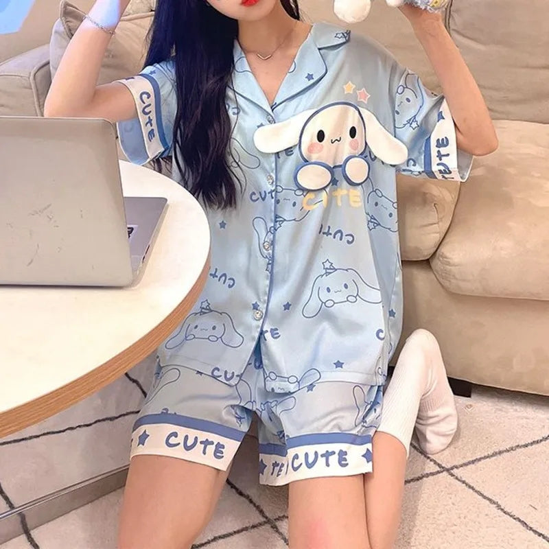 'CUTE' Cinnamoroll Pajama Set-Luxandluxy