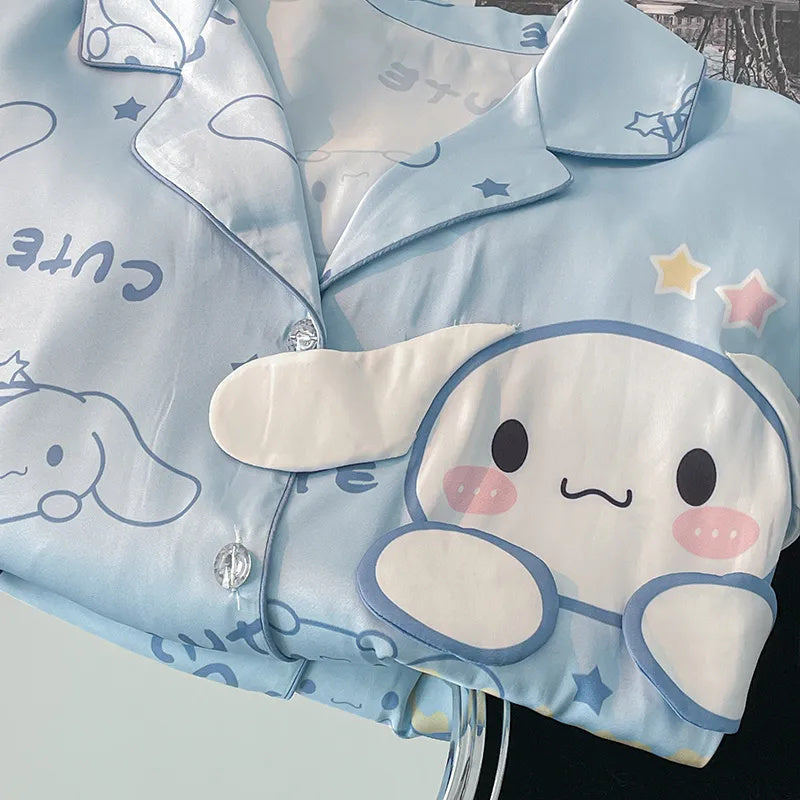 'CUTE' Cinnamoroll Pajama Set-Luxandluxy