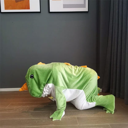 Dinosaur Hooded Blanket-Luxandluxy