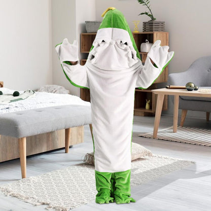 Dinosaur Hooded Blanket-Luxandluxy