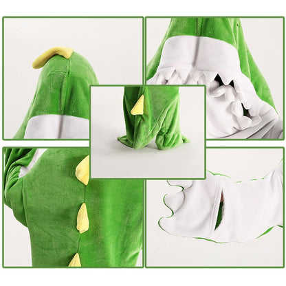 Dinosaur Hooded Blanket-Luxandluxy