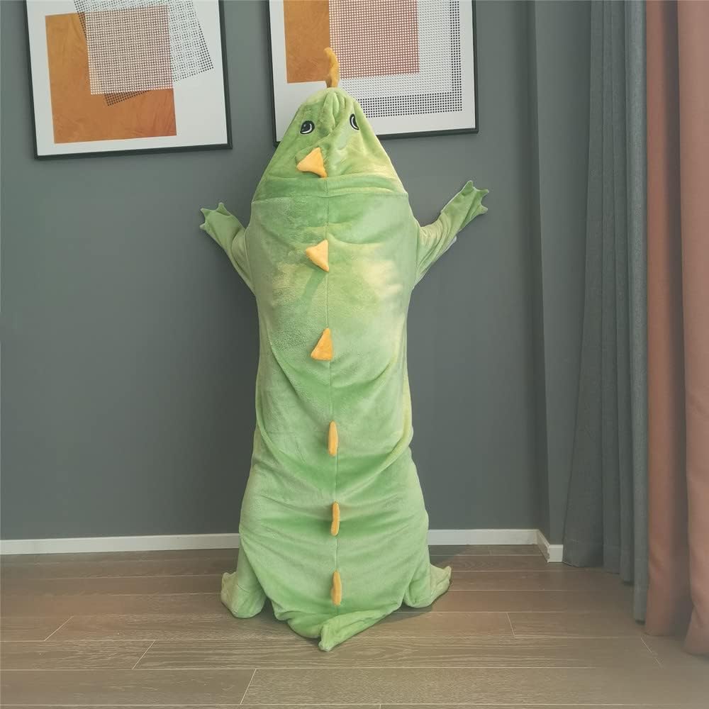 Dinosaur Hooded Blanket-Luxandluxy