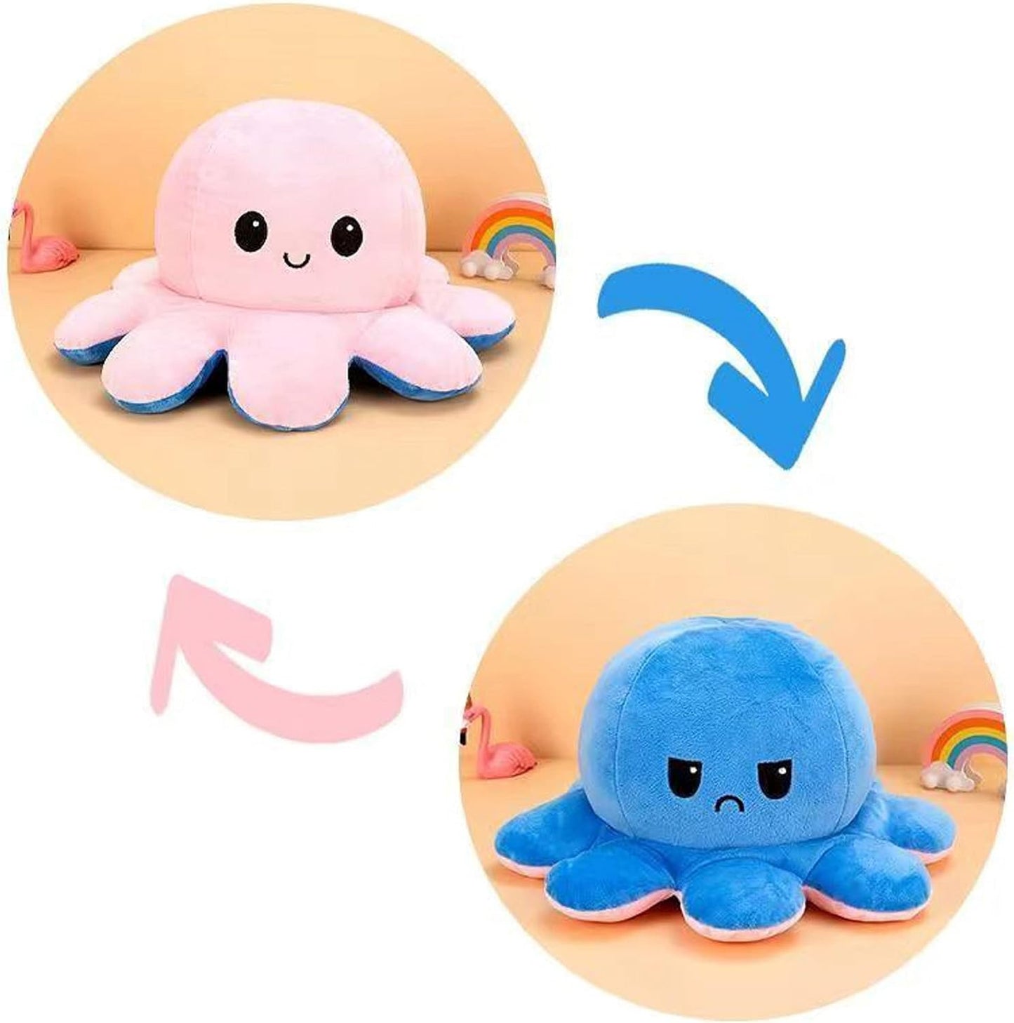 Double Sided Octopus Plush-Luxandluxy